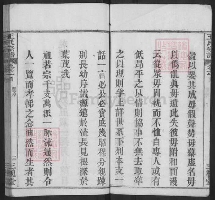 湖北省黄冈市麻城市王氏三槐堂族谱-王氏宗谱.pdf电子版预览图4