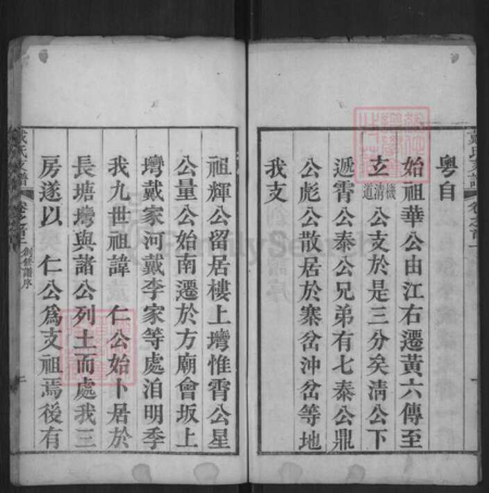 湖北省黄冈市红安县戴氏报福堂族谱-戴氏支谱.pdf电子版预览图2