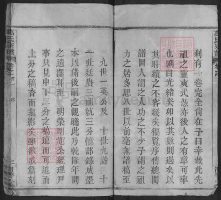 湖北省黄冈市麻城市万氏渭善堂族谱-万氏宗谱.pdf电子版预览图3