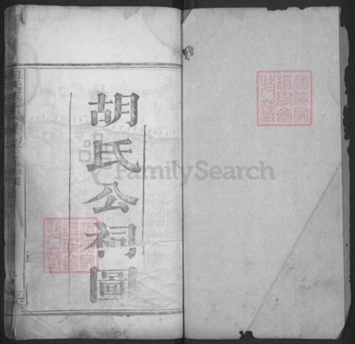 湖北省黄冈市麻城市白果镇胡氏族谱-胡氏族谱.pdf电子版预览图1