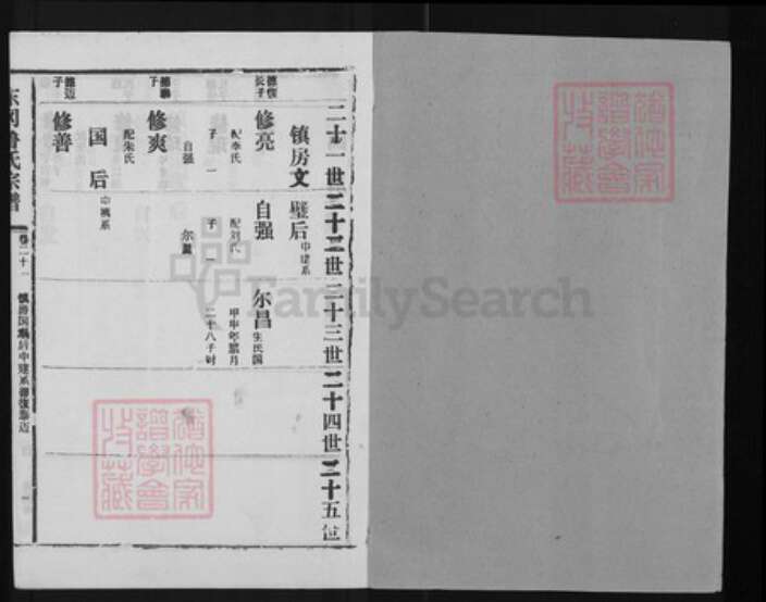 湖北省天门市干驿镇鲁氏族谱-东冈鲁氏族谱.pdf电子版预览图1