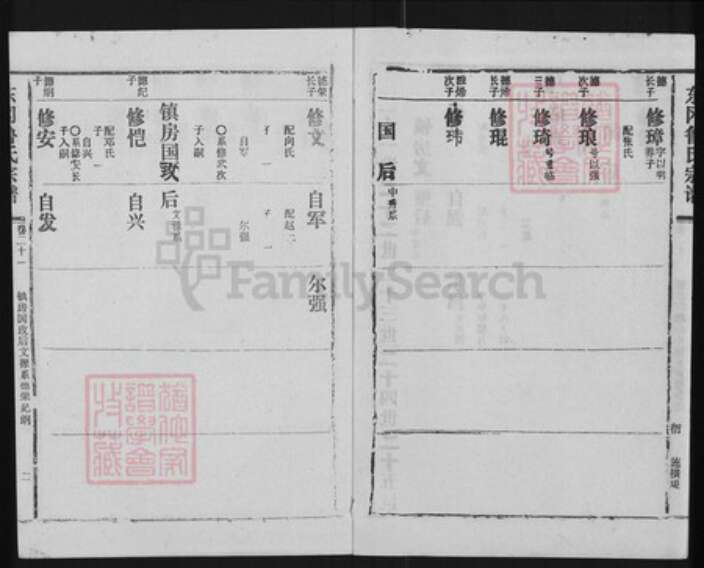 湖北省天门市干驿镇鲁氏族谱-东冈鲁氏族谱.pdf电子版预览图2