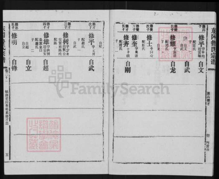 湖北省天门市干驿镇鲁氏族谱-东冈鲁氏族谱.pdf电子版预览图5