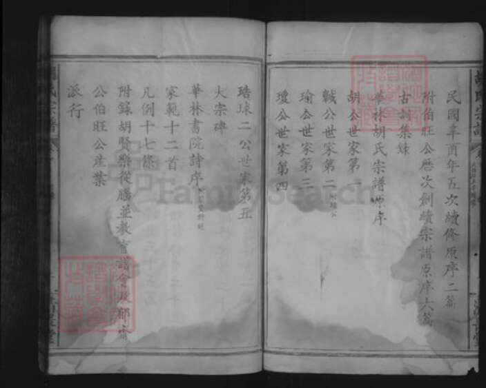 湖北省咸宁市咸安区大幕乡胡氏清畏堂族谱-胡氏宗谱.pdf电子版预览图5