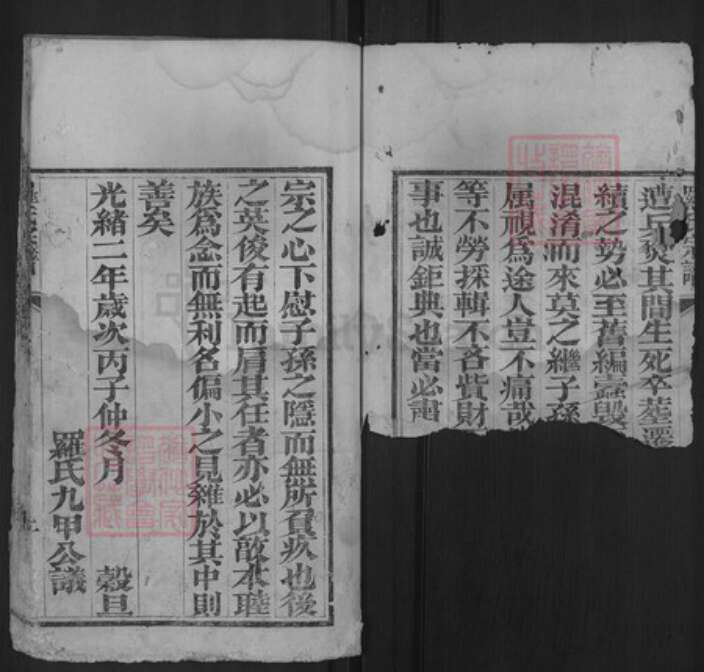 湖北省黄冈市罗氏族谱-罗氏宗谱.pdf电子版预览图2