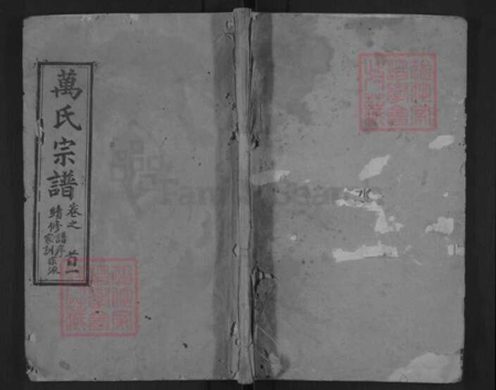 湖北省武汉市黄陂区万氏师孟堂族谱-万氏宗谱.pdf电子版缩略图