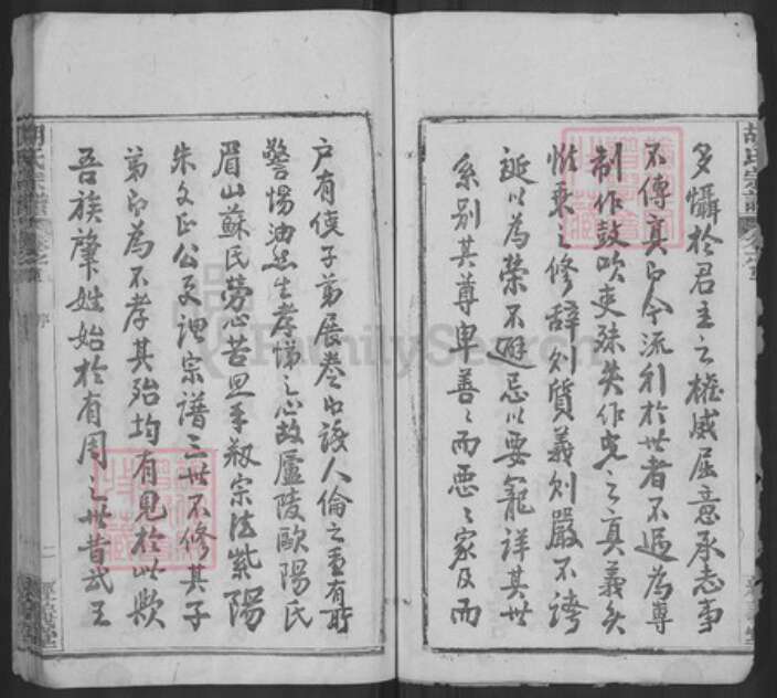 湖北省黄冈市黄州区胡氏经义堂族谱-黄冈胡氏宗谱.pdf电子版预览图3