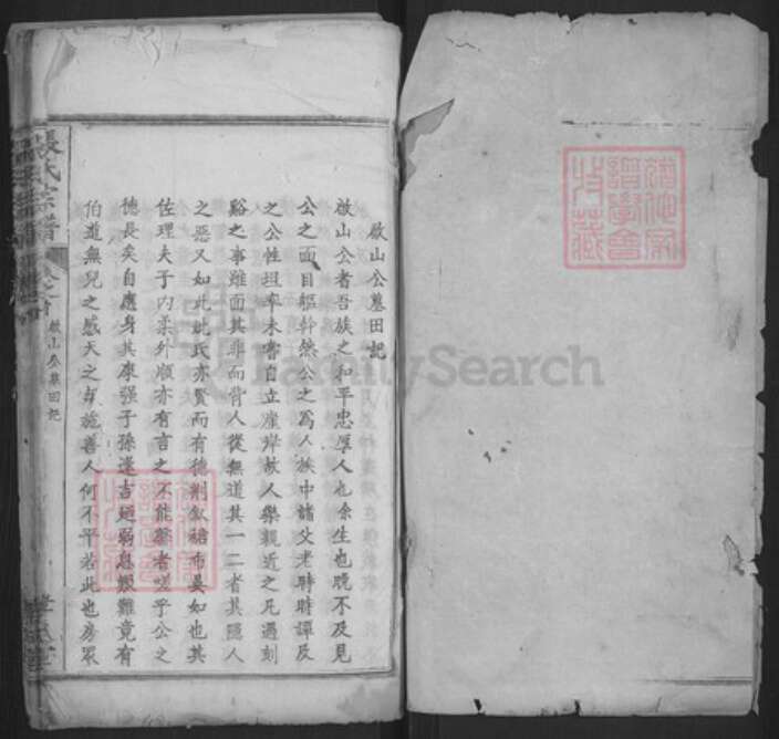 湖北省黄冈市浠水县巴河镇张氏孝友堂族谱-张氏宗谱.pdf电子版预览图1