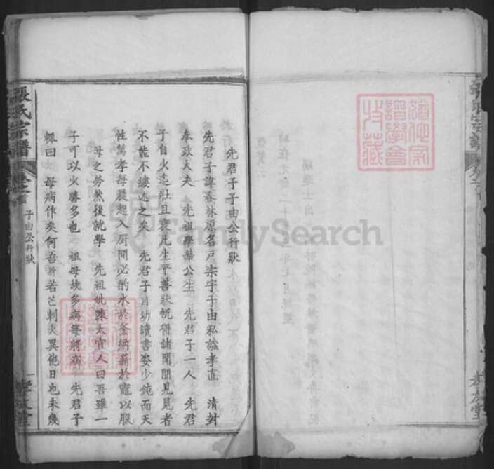 湖北省黄冈市浠水县巴河镇张氏孝友堂族谱-张氏宗谱.pdf电子版预览图3