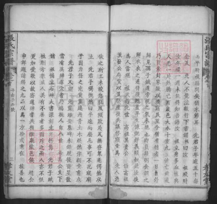 湖北省黄冈市浠水县巴河镇张氏孝友堂族谱-张氏宗谱.pdf电子版预览图5