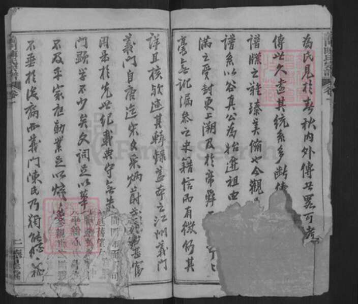 湖北省黄冈市武穴市陈氏德心堂族谱-义门陈氏宗谱.pdf电子版预览图3