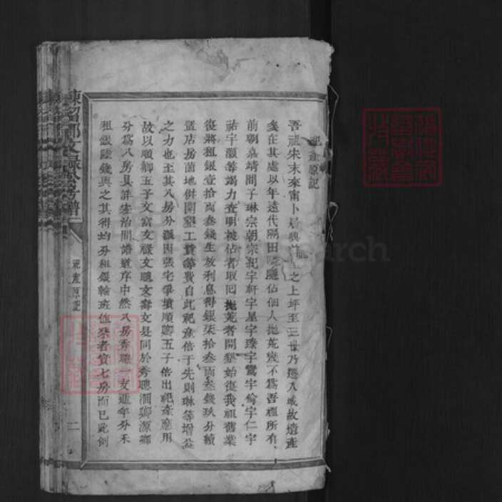 福建省三明市宁化县城南镇谢氏族谱-东留郡文禄公房谱.pdf电子版预览图1