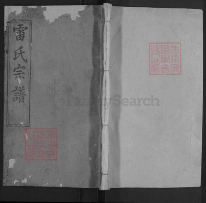 湖北省黄冈市罗田县雷氏继善堂族谱-雷氏宗谱.pdf电子版缩略图