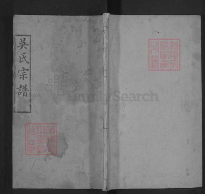 湖北省武汉市新洲区吴氏让德堂族谱-吴氏宗谱.pdf电子版缩略图