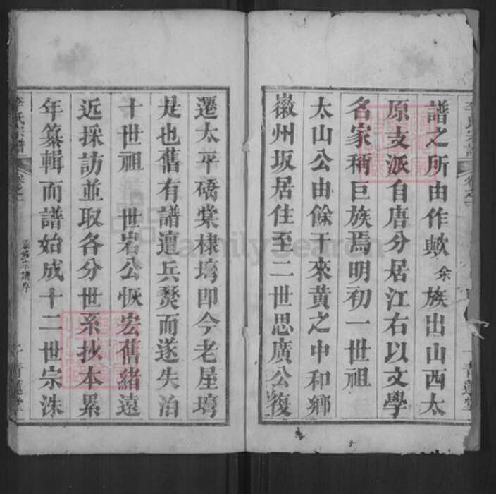 湖北省黄冈市红安县杏花乡李氏青莲堂族谱-李氏宗谱.pdf电子版预览图2