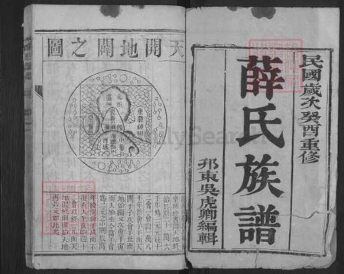 江苏省扬州市江都区薛氏族谱-薛氏宗谱.pdf电子版预览图1