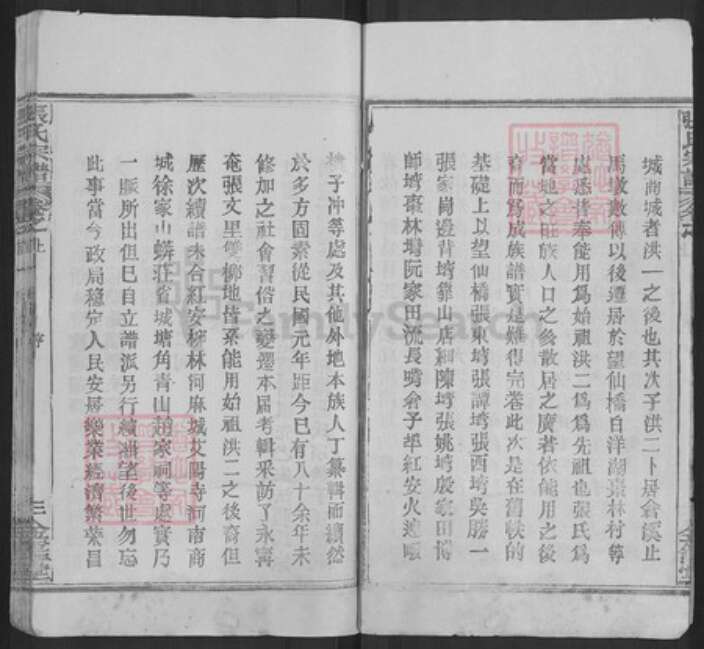 湖北省武汉市新洲区张氏金鉴堂族谱-黄冈张氏宗谱.pdf电子版预览图3