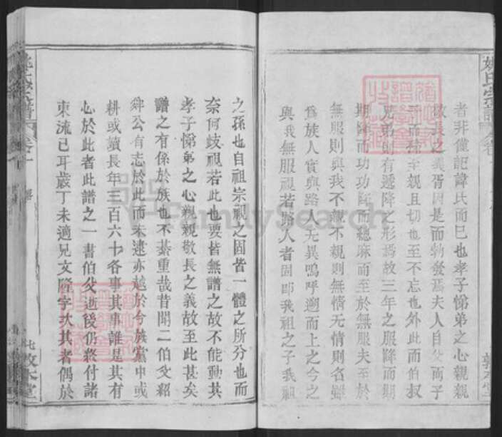 湖北省武汉市新洲区姚氏敦本堂族谱-姚氏宗谱.pdf电子版预览图2