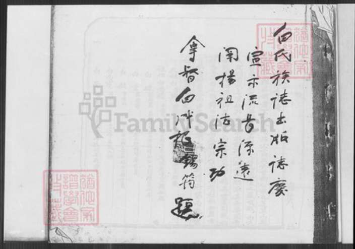 福建省泉州市安溪县龙门镇白氏族谱-白氏族谱.pdf电子版预览图2