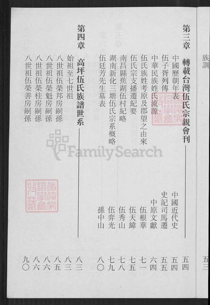 贵州省遵义市汇川区伍氏族谱-伍氏历代宗亲族谱.pdf电子版预览图4