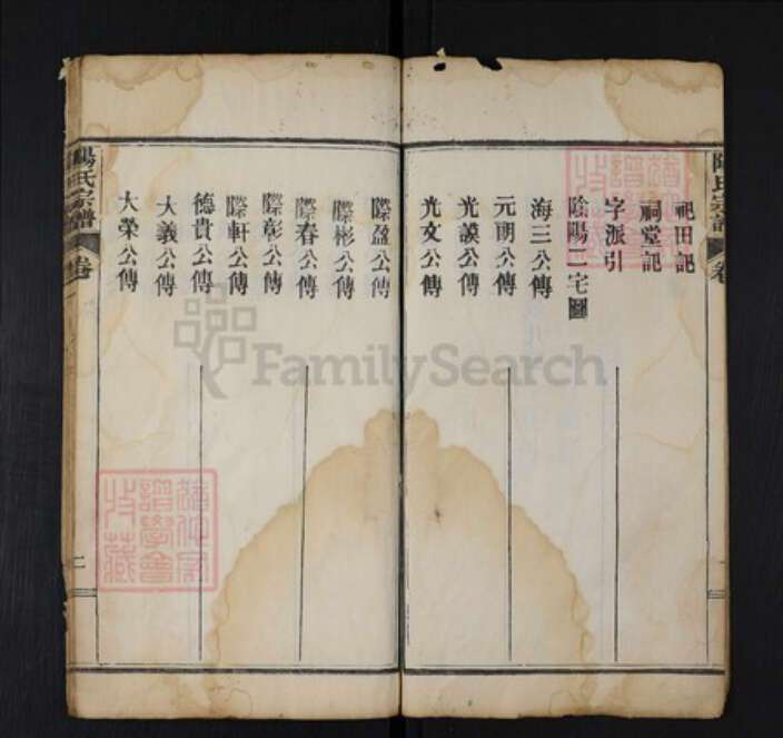 湖北省武汉市黄陂区黄陂欧阳氏族谱-欧阳宗谱.pdf电子版预览图3