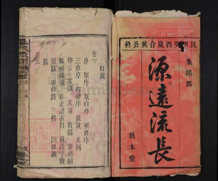 安徽省安庆市宿松县朱氏敦本堂族谱-朱氏支谱.pdf电子版预览图1