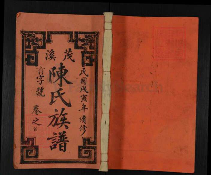 福建省三明市沙县陈氏族谱-茂溪陈氏族谱.pdf电子版缩略图