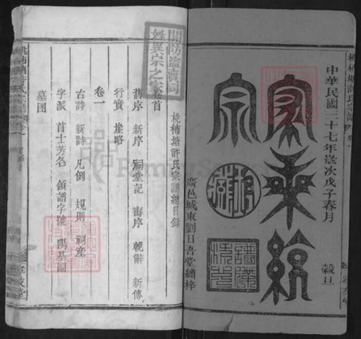 江西省上饶市广丰区许氏孝友堂族谱-桃柿塘许氏宗谱.pdf电子版预览图2