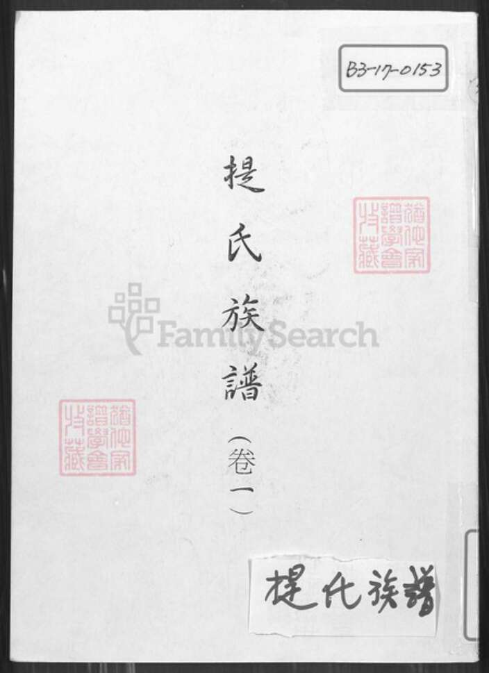山东省枣庄市峄城区山东省枣庄市峄城区提氏族谱-提氏族谱.pdf电子版