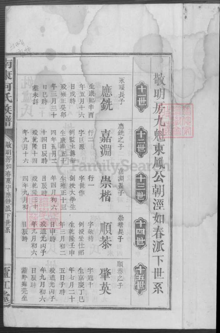 江西省赣州市南康区何氏卢江堂族谱-南康何氏族谱.pdf电子版预览图1