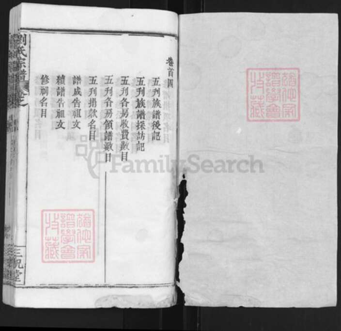 湖北省武汉市新洲区刘氏三祝堂族谱-刘氏宗谱.pdf电子版预览图1