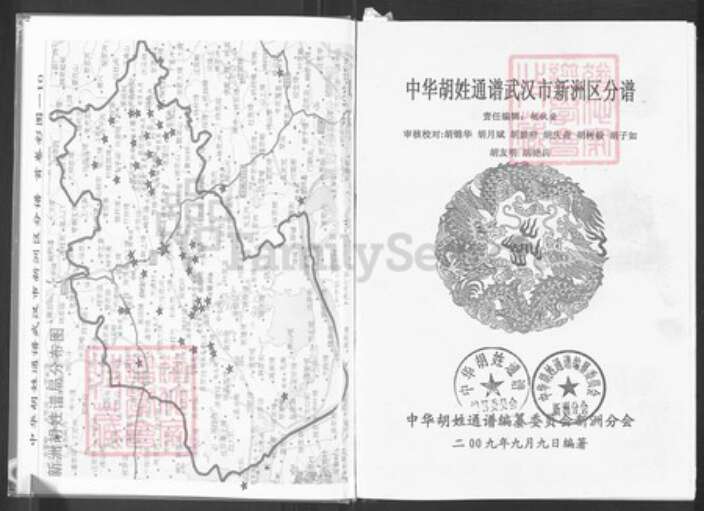 湖北省武汉市新洲区胡氏安定堂族谱-中华胡姓通谱武汉市新洲区分谱.pdf电子版预览图4