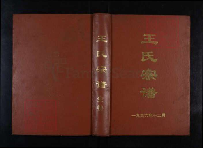 湖北省武汉市黄陂区六指街道王氏三槐堂族谱-王氏宗谱.pdf电子版缩略图