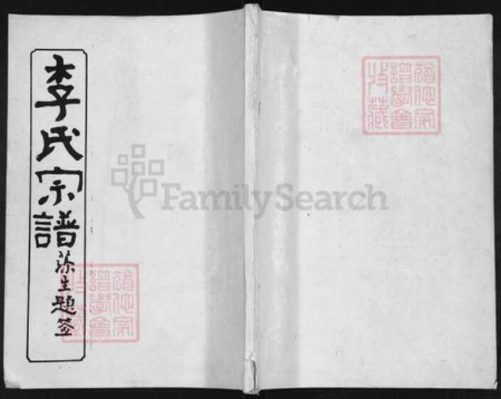 湖北省武汉市汉阳区李氏三入堂族谱-李氏宗谱.pdf电子版缩略图