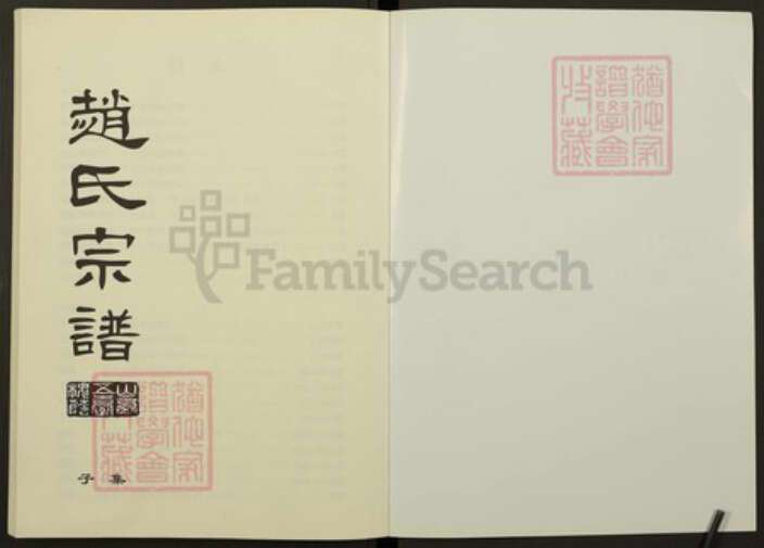 山西省忻州市五台县赵氏族谱-槐荫堂赵氏宗谱.pdf电子版预览图1