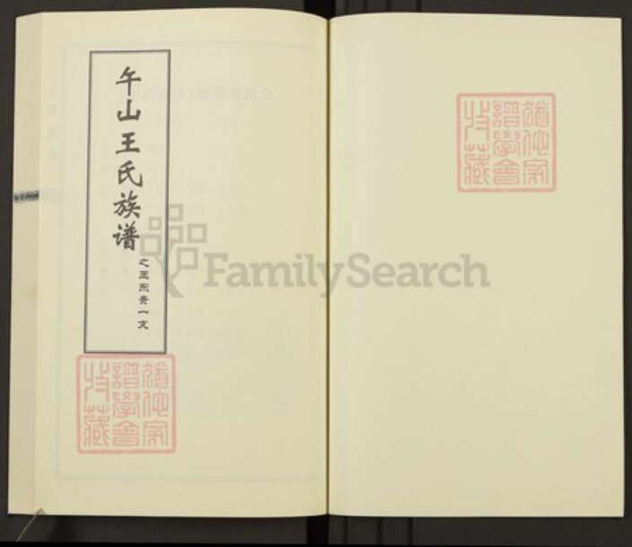 山东省青岛市即墨区南泉镇王氏族谱-午山王氏族谱.王东贵一支.pdf电子版预览图1