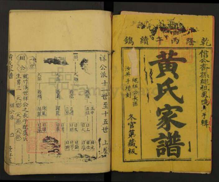 江西省黄氏族谱-黄氏家谱.不分卷.pdf电子版预览图1