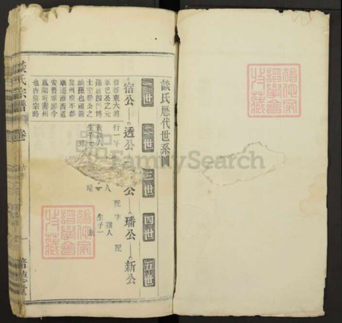 江西省九江市瑞昌市谈氏族谱-谈氏宗谱.pdf电子版预览图1