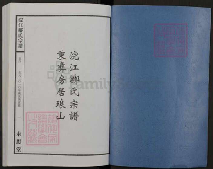 浙江省绍兴诸暨市诸暨郦氏族谱-浣江郦氏宗谱（秉彝房居琅山）.pdf电子版预览图1
