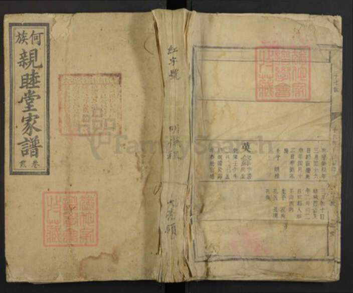 湖南省郴州市何氏族谱-亲睦堂七修族谱.pdf电子版缩略图