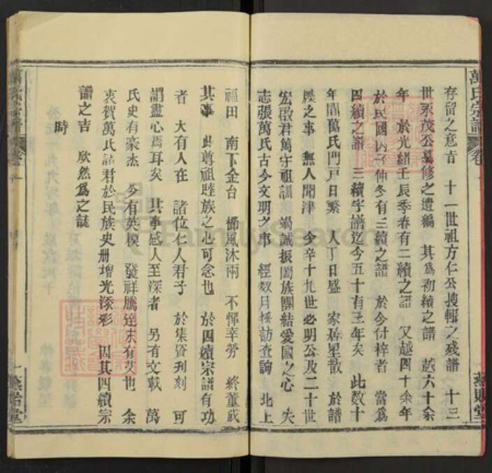 湖北省黄冈市湖北省黄冈市黄州区万氏燕贻堂族谱-万氏宗谱.pdf电子版预览图4