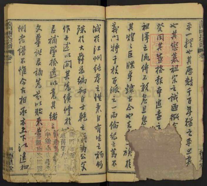 湖北省黄冈市陈氏族谱-义门陈氏宗谱.pdf电子版预览图4