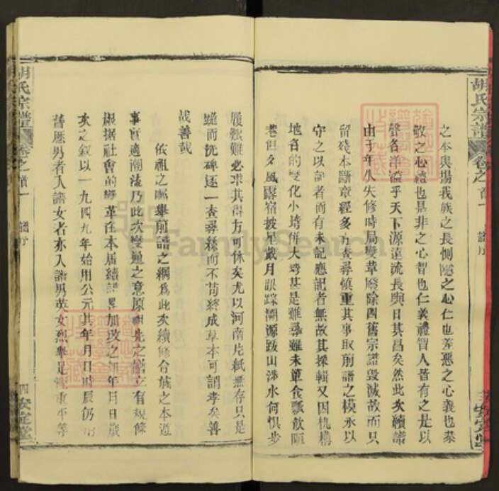 湖北省黄冈市胡氏安定堂族谱-胡氏宗谱.pdf电子版预览图4