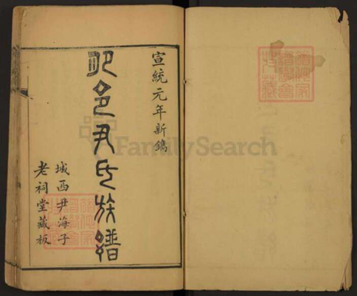 山东省聊城市东阿县尹氏族谱-重修尹氏族谱.pdf电子版预览图1