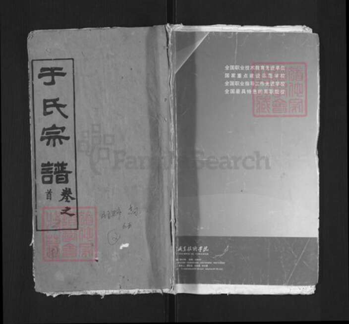 湖北省黄冈市湖北省武汉市新洲区于氏题叶堂族谱-于氏宗谱.pdf电子版缩略图