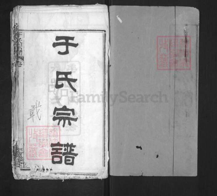 湖北省黄冈市湖北省武汉市新洲区于氏题叶堂族谱-于氏宗谱.pdf电子版预览图1