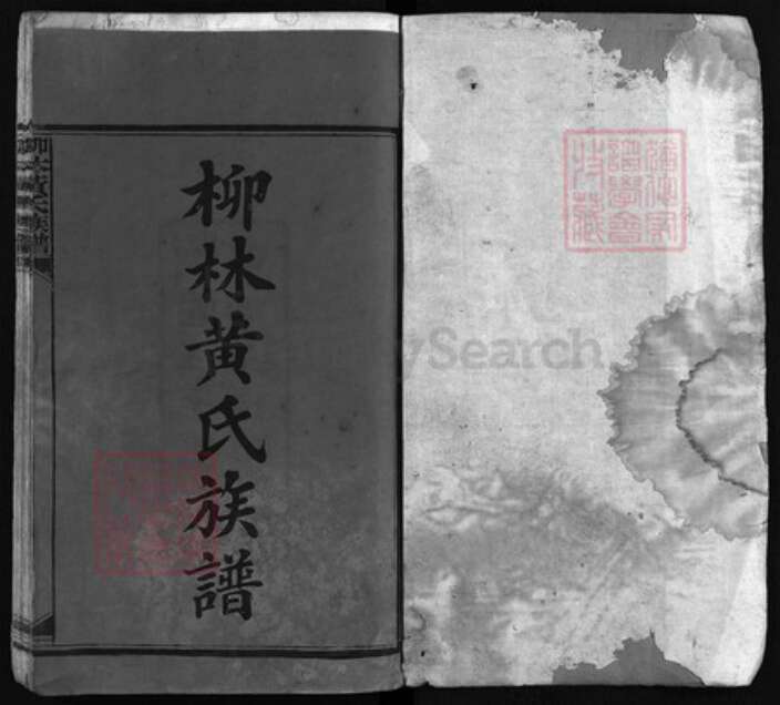 湖南省益阳市安化县黄氏族谱-柳林黄氏族谱 [世系不分卷,首8卷].pdf电子版预览图1