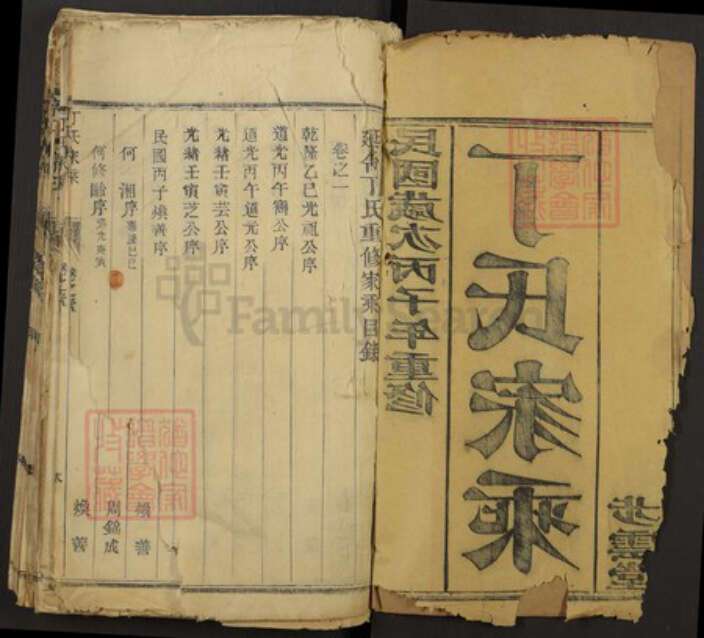 江苏省泰州市泰兴市分界镇丁氏步云堂族谱-丁氏家乘.pdf电子版预览图2