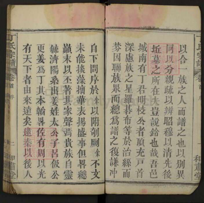 湖北省黄冈市黄州区湖北省黄冈市麻城市丁氏和肃堂族谱-丁氏宗谱.pdf电子版预览图2