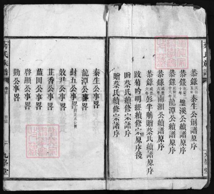 湖南省常德市汉寿县蔡氏九峰堂族谱-蔡氏族谱 [11卷,首1卷].pdf电子版预览图2